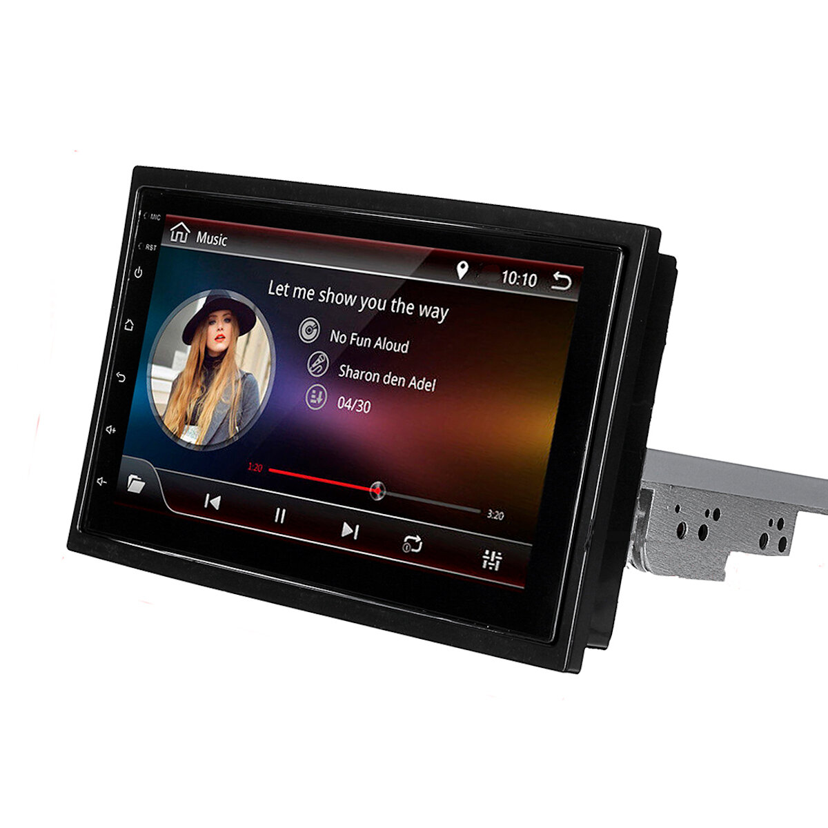 7 Inch 1 Din for Android 8.1 Car Stereo Radio MP5 Player 4 Core 1+16G Adjustable Touch Screen GPS Wifi FM