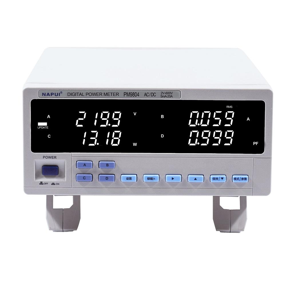 

PM9804 High-accuracy Bench TRMS AC/DC Voltage Current Power Factor & Power Meter Tester Analyzer Alarm