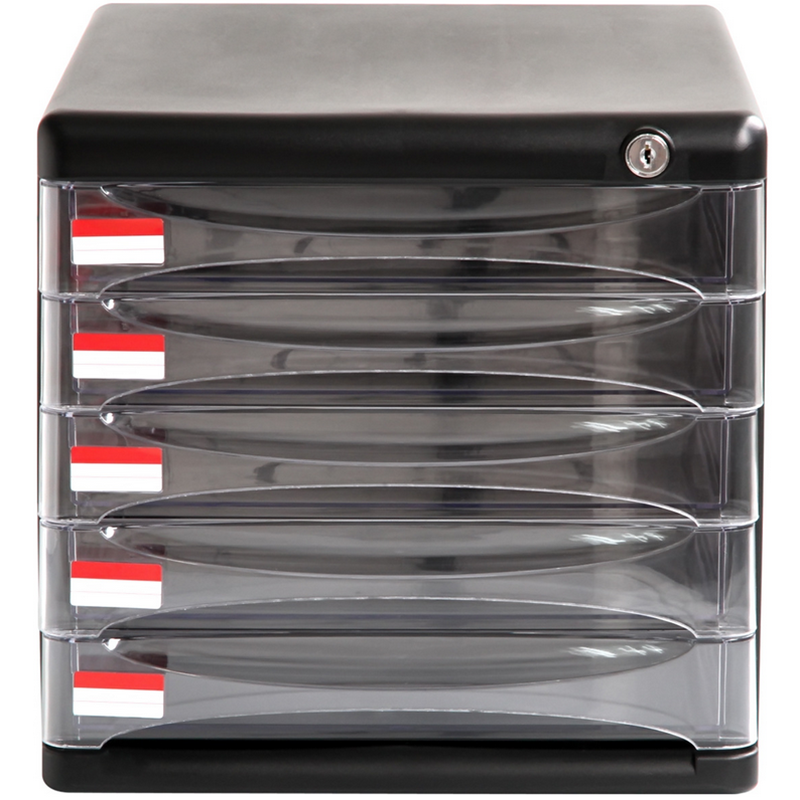 Deli 9795 File Cabinet Five Storey File Cabinet Lock Plastic