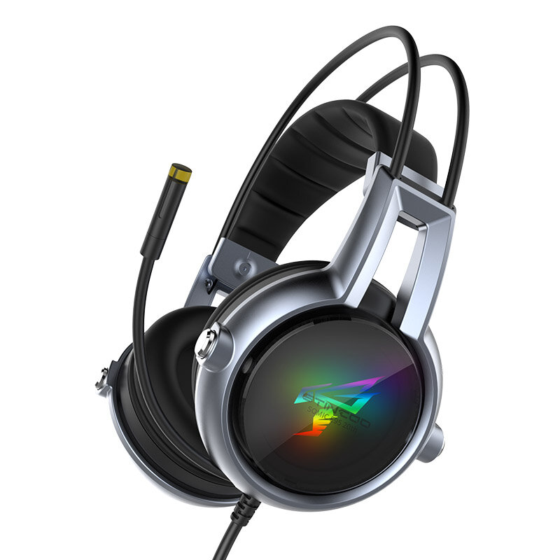 Somic E95-20 USB Virtual 7.1 Gaming Headphone Soft Flexible Stereo Vibration Wired Over Ear Headset 