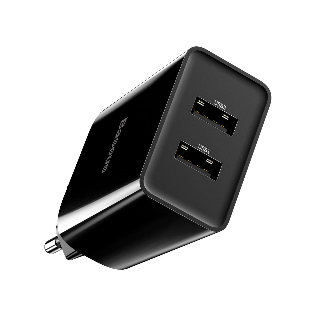 

Basues 10,5 Вт 2A Smart Protection Dual USB Travel Charger EU Plug Быстрая скорость зарядки Универсальный мини-адаптер д