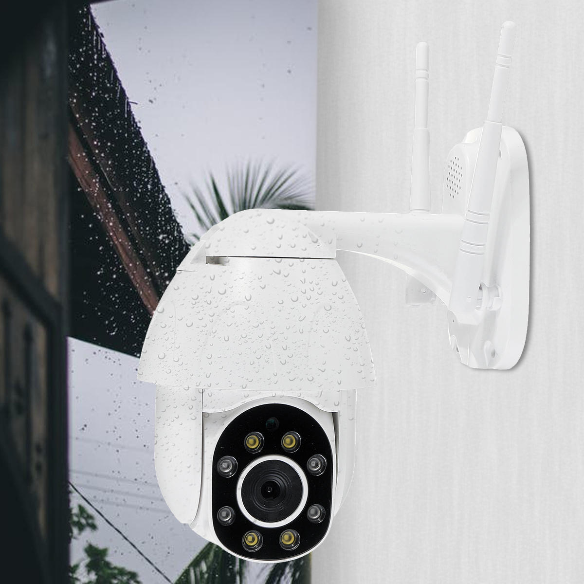 1080P Wifi IP Camera Waterproof Outdoor HD Full Color Night Vision Surveillance 360?