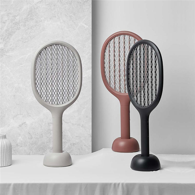 Solove 360nm UV Light Double Size Anti-electric Shock Net USB Charging Mosquito Dispeller Smart Electric Mosquito Swatter From Xiaomi Youpin