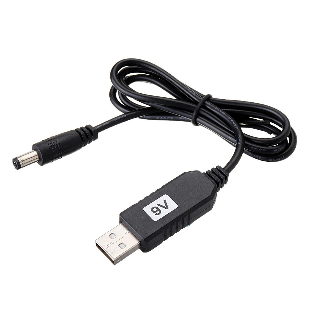 

5pcs USB Power Boost Line DC 5V to DC 9V Step UP Module USB Converter Adapter Cable 2.1x5.5mm Plug