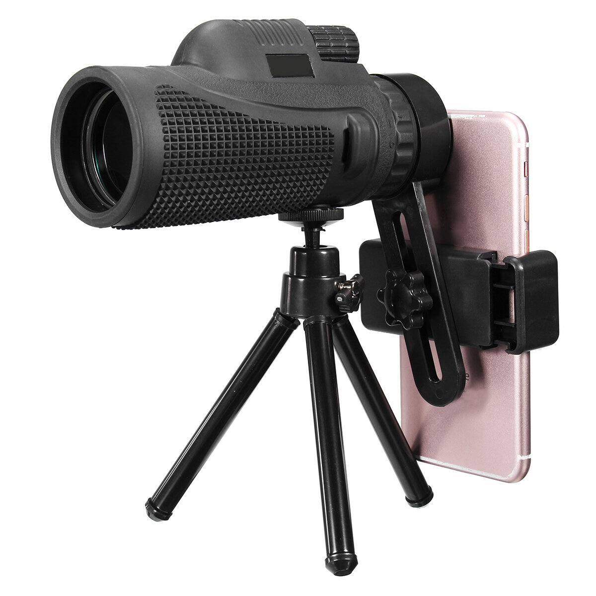 16X52 / 40X60 HD Zoom монокуляр телескоп телескоп камера Объектив держатель для телефона / Штатив подарок для На открыто