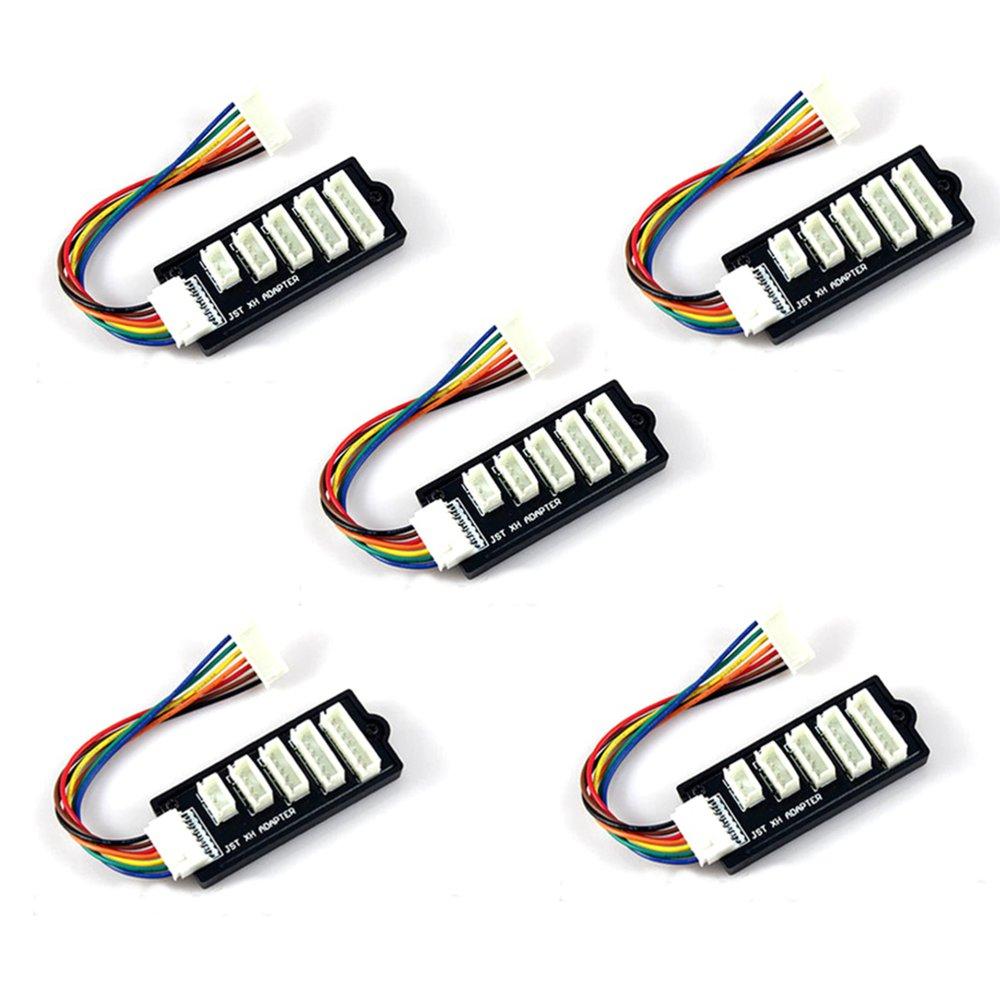 

5PCS JST-XH Balance Port Adapter Board for 2-6S Lipo Battery Charger