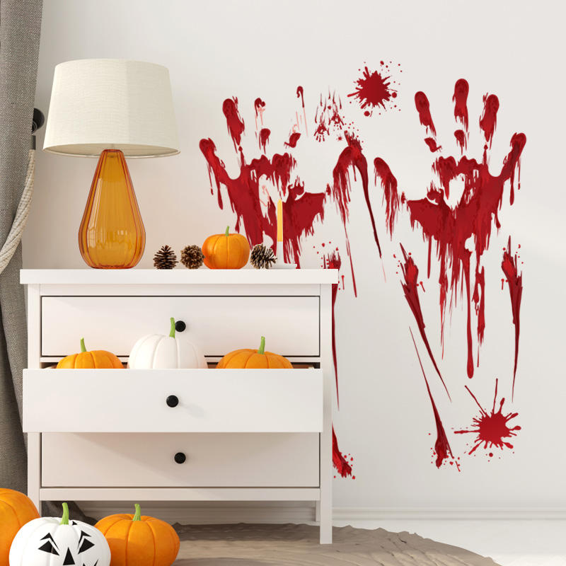 Miico SK31006 Cartoon Sticker Halloween-muursticker voor kinderkamerdecoratie Halloween-feestdecorat