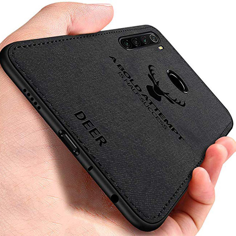 

Bakeey Deer Роскошная парусиновая ткань Противоударная защита от отпечатков пальцев Чехол для Xiaomi Redmi Note 8 2021 G
