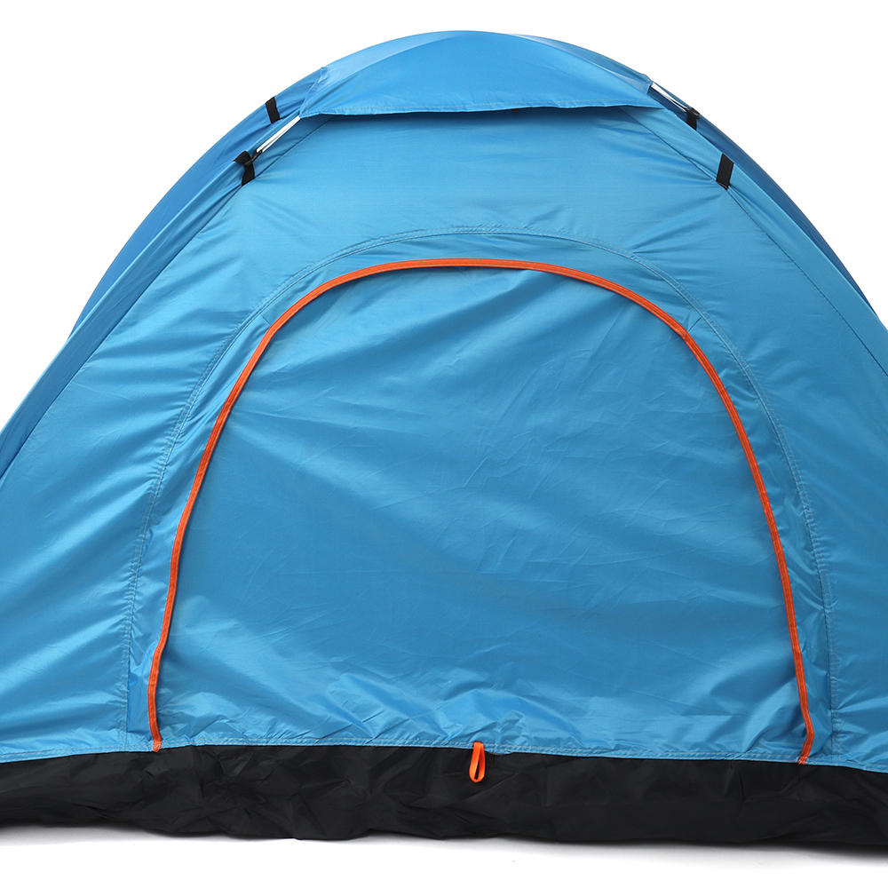 自動インスタントポップアップテント1-2人オックスフォードキャンプテント旅行ハイキングサンシェードオーニング