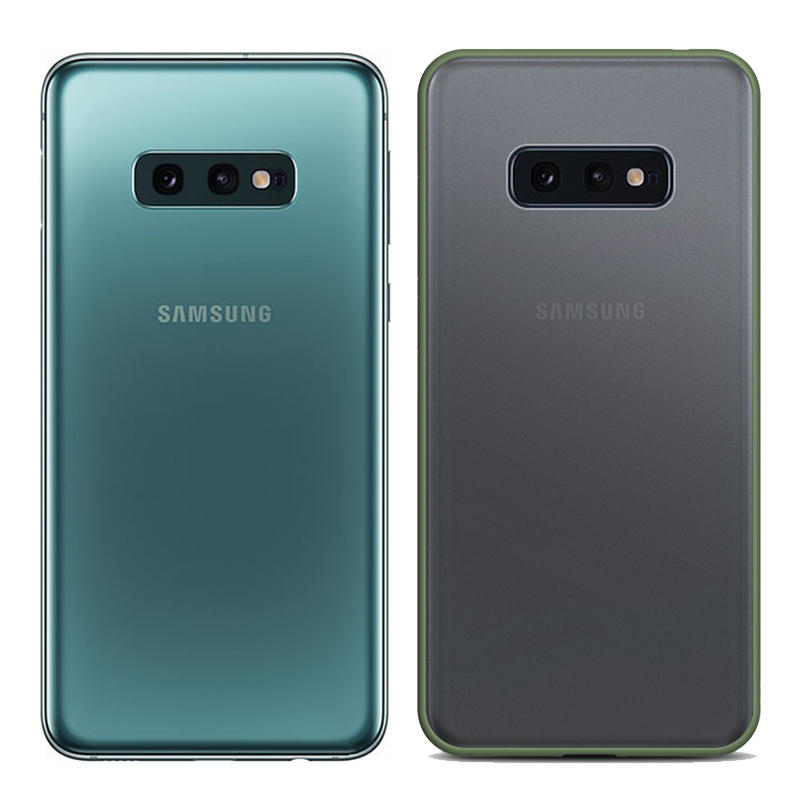 

Bakeey Shockproof Anti-fingerprint Matte Translucent Hard PC&Soft TPU Edge Protective Case for Samsung Galaxy S10e 2019