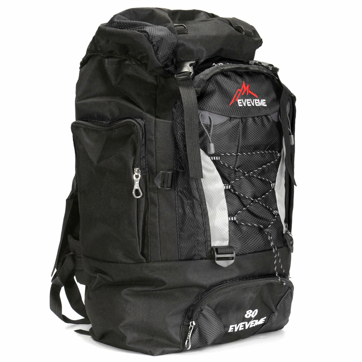 IPRee® 80L Mochila extra grande impermeável unissex para equipamento de ciclismo, grande mochila para bagagem para camping, caminhadas, viagens ao ar livre