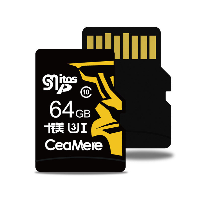 CEAMERE SMITOSP 32GB/64GB Geheugenkaart U1 Class10 High Speed TF-kaart MP3 MP4 Gegevensopslag voor m