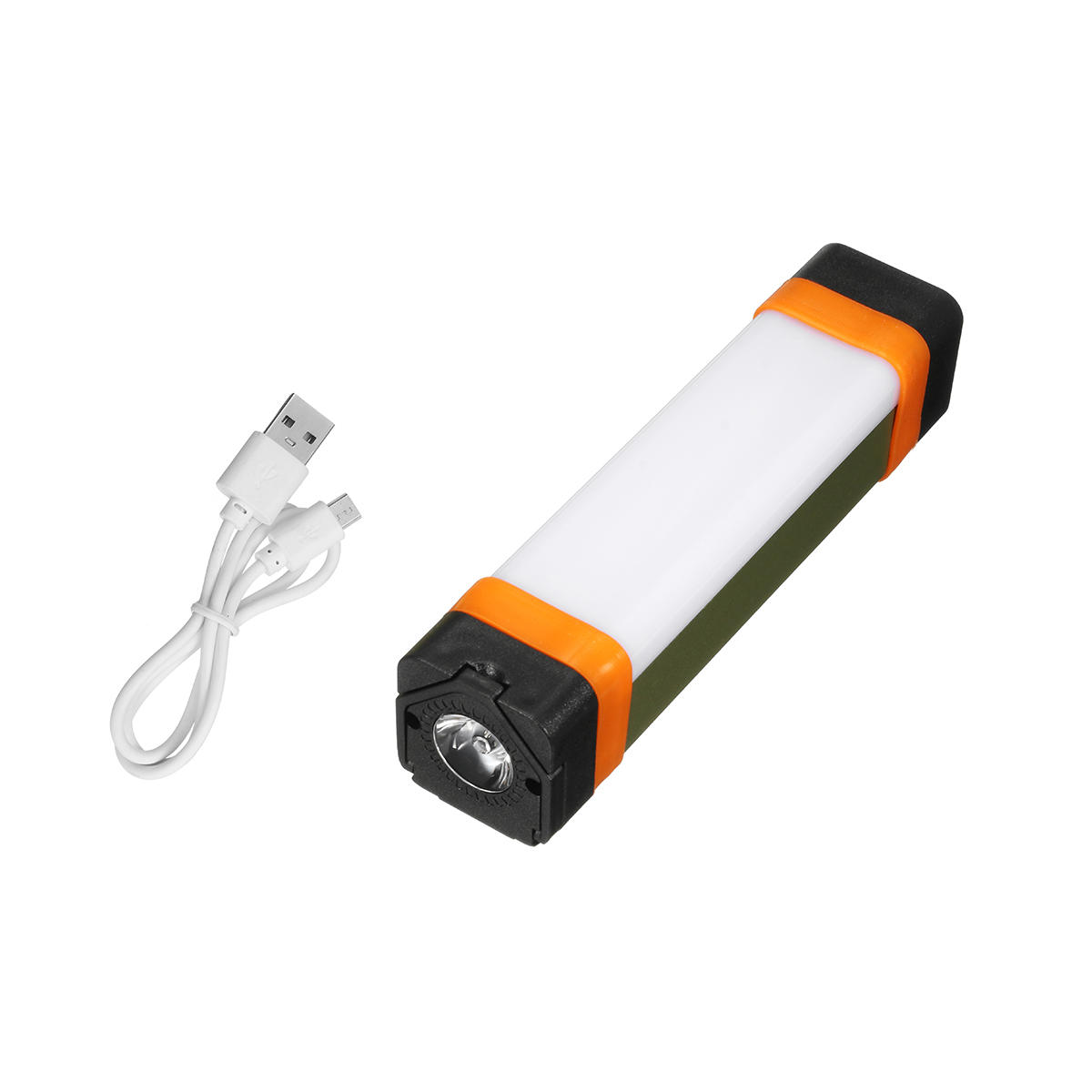 Camping multifonctions extérieur USB Rechargeable Emergency Light Power Bank Lampe de travail avec aimant et crochet