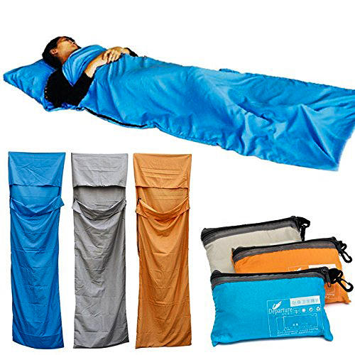 حقيبة نوم للتخييم IPRee® للسفر والمشي في الهواء الطلق ، وسادة نوم لنزل الشباب