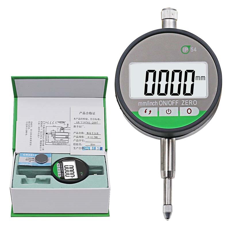 

IP54 Oil-proof Digital Micrometer 0.001mm Electronic Micrometer Metric/Inch 0-12.7mm /0.5"Precision Dial Indicator Gauge
