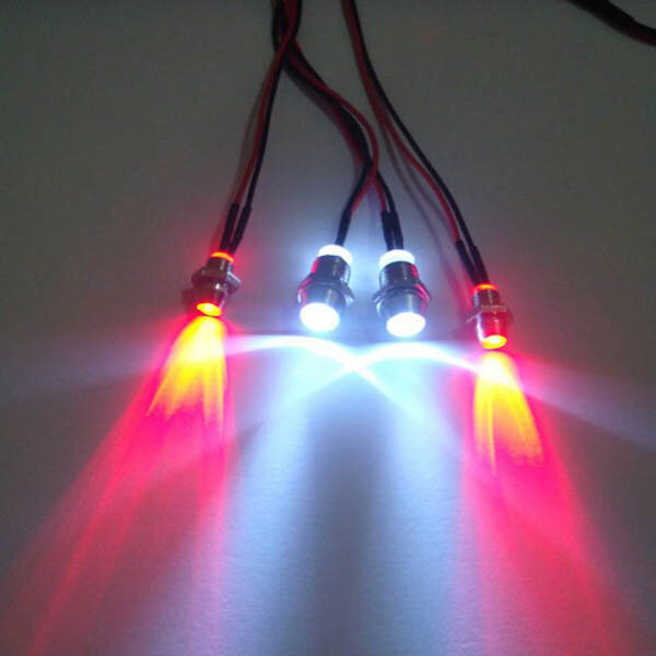 Rc Car Front and Rear Lights Model Car Four Lights