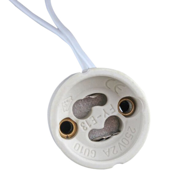 GU10 Socket LED Bulb Halogen Lamp Holder Base Ceramic Wire Connector