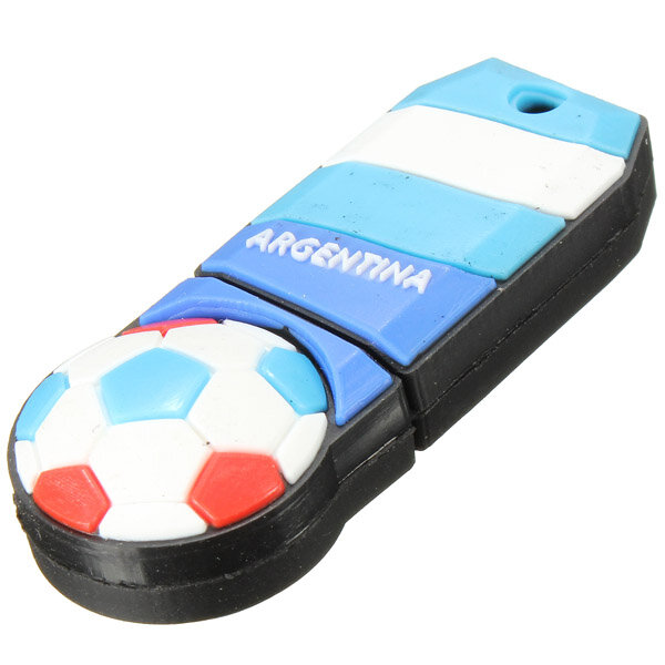 32GB USB 2.0ワールドカップサッカーモデルフラッシュドライブメモリUディスク