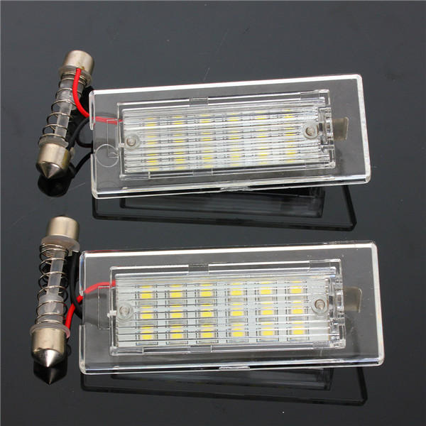 18 LED's Aantal licentieplaatlampen Wit Lamp voor BMW X5 E53 X3 E83