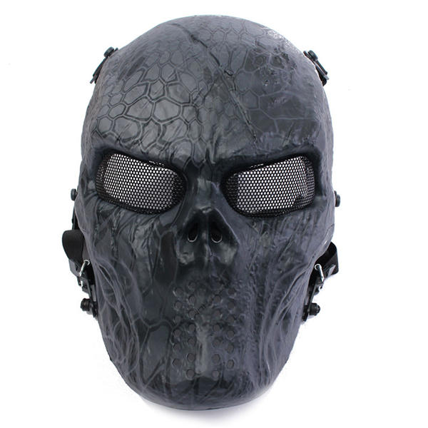 Airsoft Paintball Full Face Skull Mask Bescherming Outdoor Tactical Gear