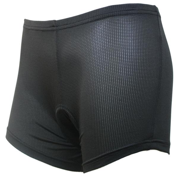 Arsuxeo Women Sports Cycling Shorts Riding Pants Underwear Shorts With Silicone Pad Black