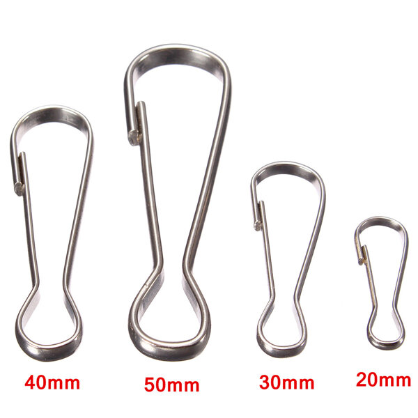 Steel Flag Pole Clip Snaps Hook Flag Pole Attachment 20mm/30mm/40mm/50mm