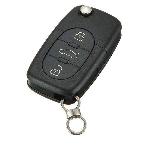 3 Knoppen Remote Key Fob Case Shell Blade HAA voor Audi