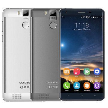 OUKITEL K6000 Pro 5.5-inch 6000mAh Fingerprint 3GB RAM MT6753 Octa-core 4G Smartphone