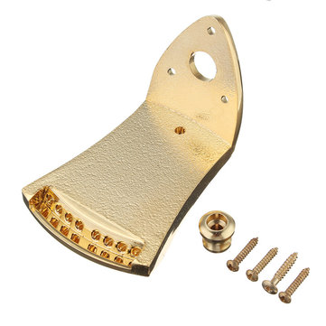 Hochwertige Mandoline Gold Saitenhalter 8 Saite Schwanzstück Ersatzteile