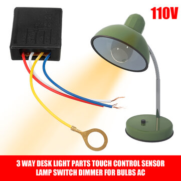 110v 3 Way Desk Light Parts Touch, 3 Way Touch Control Sensor Switch Dimmer Lamp