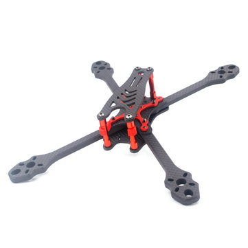 ALFA Monster 6mm Carbon Fiber 5/6/7inch FPV Freestyle Stretch X Quadcopter Frame Kit for RC Drone