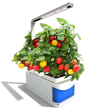Bigin Indoor Herb Hydroponics Plants Garden Kit Lamp Adjustable