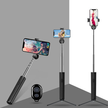 Bakeey P9 bluetooth Mini Expandable Selfie Sticks Live Stream Holder Shrink Tripod Stand Monopod Self-Timer for iPhone IOS Android