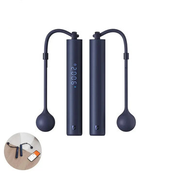 [New Release]Xiaomi Mijia Smart Electric Skipping Rope Real-time Training Guidance Accurate Fitness Data Recording Matrix Screen Display App Connection Happy Efficient Exercise Rope