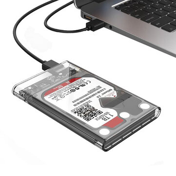 ORICO 2139U3-CR 2.5 inch Transparent USB3.0 HDD Hard Drive Enclosure Storage Case