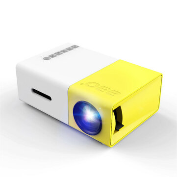 YG-300 LCD LED Projector 400-600 Lumens 320x240 800:1 Support 1080P Portable Office Home Cinema