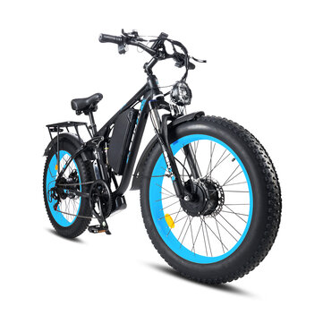 [EU Direct] PHNHOLUN BENXI SEEKER24 Electric Bike 52V 23AH Battery 1000W*2 Dual Motors 24*4.0inch Tires 120KM Max Mileage 150KG Max Load Electric Bicycle