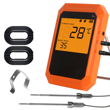 ONLY $15.99 For Loskii KC-520 Six Channel Professional Edition bluetooth Barbecue Thermometer