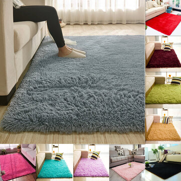80x120cm soft fluffy rugs shaggy area 