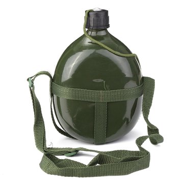 1.5L Military Canteen Aluminum Bicycle Cycling Military Water Cup