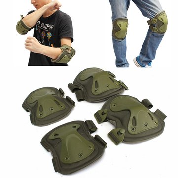 Outdoor Tactical Military Elbow Knee Pads Skate Combat Protect Guard Gear #HD3