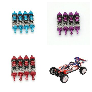 Upgraded Metal Oil Shock Absorber For Wltoys 124008 124010 144001 RC Car Parts