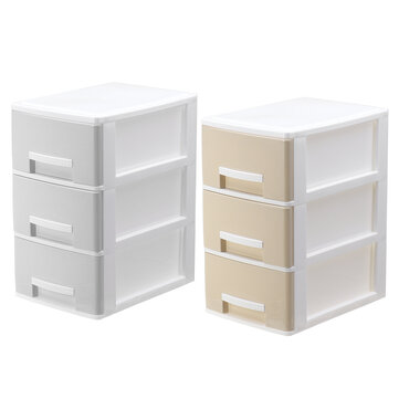3 Layers Office Desk Storage Box File, File Cabinet Desk Top