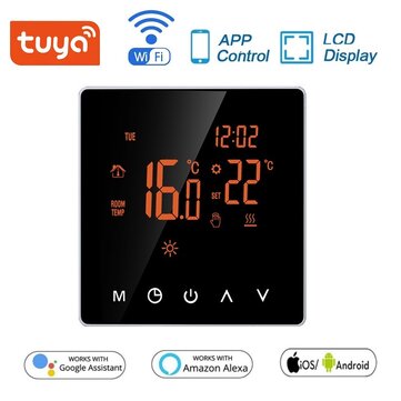 Minco ME81H Tuya WiFi Smart Thermostat APP Control Temperature Controller For Electric Floor Heating Water/Gas Boiler Works With Alexa Google Home