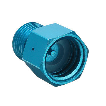 $5.99 for Adapter Converts CO2 Tank to Standard G1/2/CGA320 Male Fitting & W21.8 Female Fitting Blue