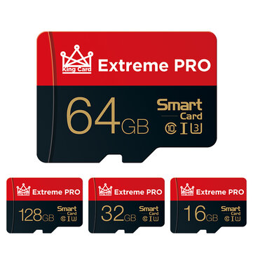 Extreme Pro High Speed 16GB 32GGB 64GB 128GB Class 10 TF Memory Card Flash Drive With Card Adapter For iPhone 12 Smartphone Tablet Switch Speaker Drone Car DVR GPS Camera