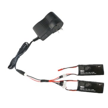 US plug Charger Adapter+Charging Cable for Hubsan X4 H501S H502S H502E RC Drone