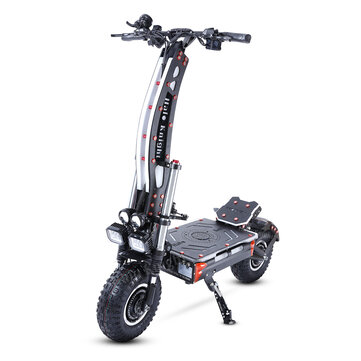[EU DIRECT] Halo Knight T107 MAX Electric Scooter 72V 50Ah 2*4000W Dual Motor 14inch Foldable Electric Scooter 125km Mileage 200kg Max Load EU Plug