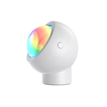 Yeelight YLFWD-0006 Rainbow Sunset Red Projector Led Night Light Rechargeable Dimmable Sun Projection Desk Lamp with Magnetic base 360° free rotation