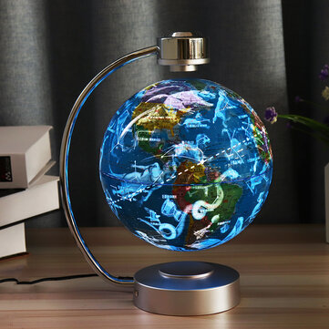 8 Inches Magnetic Levitation Floating Globe Constellation Light Desk Lamp Decor Toy